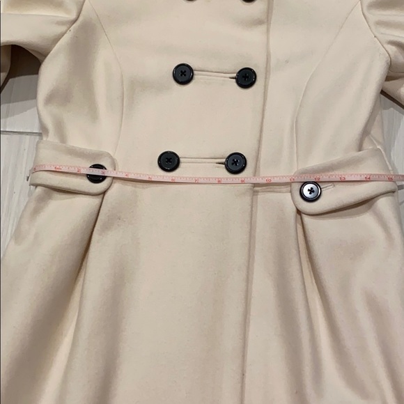 Old Navy XS Ivory Pea Coat - Picture 4 of 7